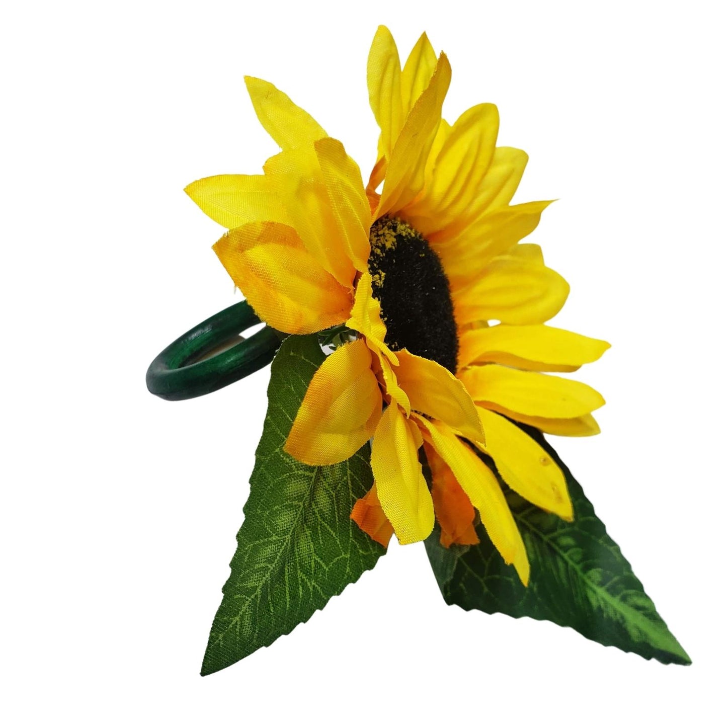 Maison Charlo | Set of 4 Sunflower Napkin Rings