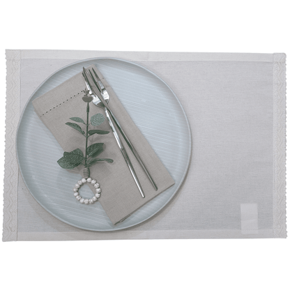 Charlo's Set of 12 Green Leaf Eucalyptus Napkin Rings, Rustic Napkin Ring, Minimalist Tabledecor