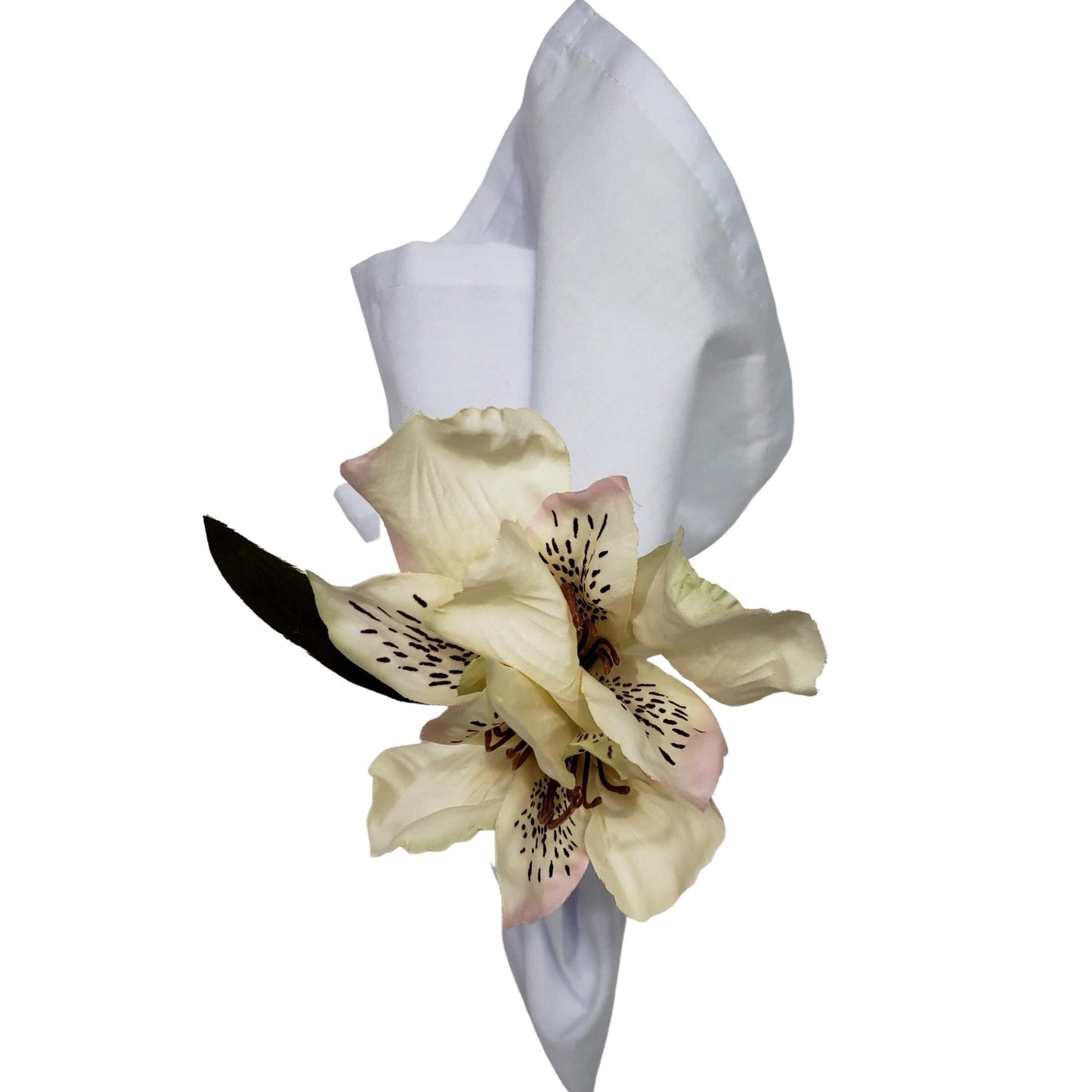 Maison Charlô | Astromelia Flower Napkin Rings for thanksgiving, events, party, wedding