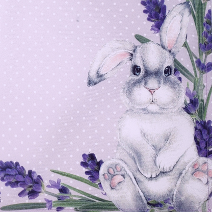 Set of 4 Lavender Waterproof Rectangular Placemats Easter 17" x 13"