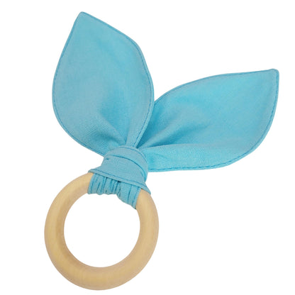 Maison Charlo | Easter Set of 4 Blue Turquoise  Bunny Ears Napkin Rings | Dining Table Decor