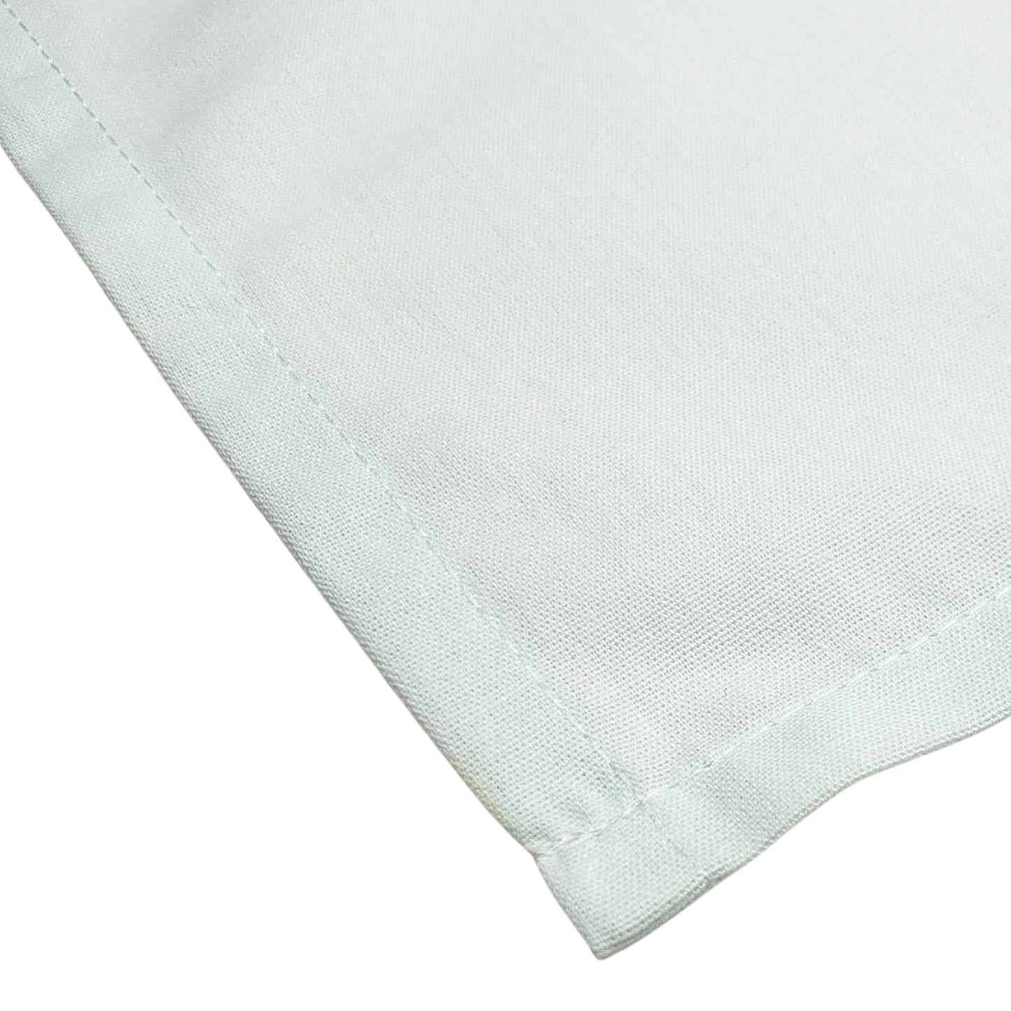 Charlo's Set of 4 Water Green 100% Cotton Solid Cloth Napkins 15" by 15" Washable Reusable