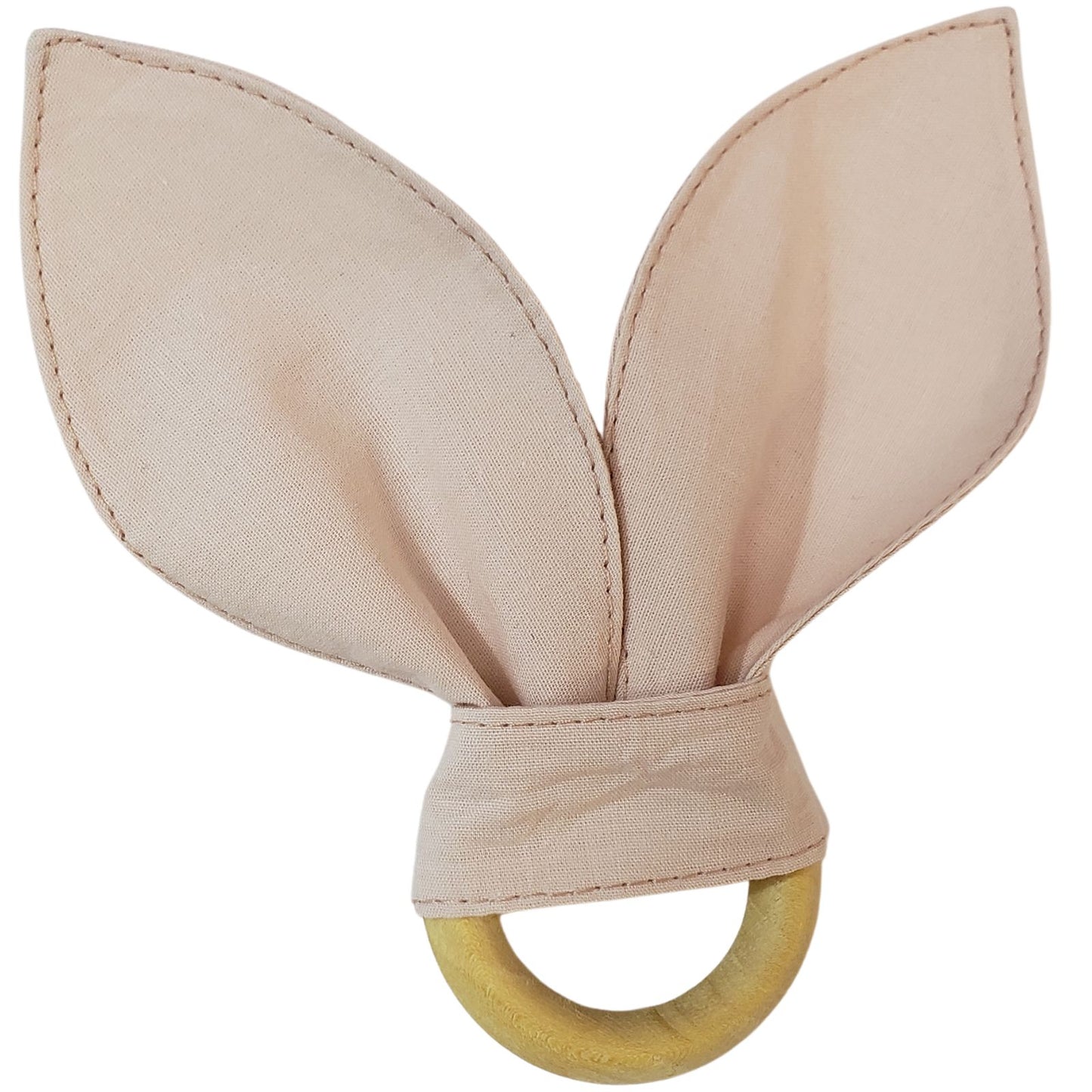 Maison Charlo | Easter Set of 4 Nude Beige Bunny Ears Napkin Rings | Dining Table Decor