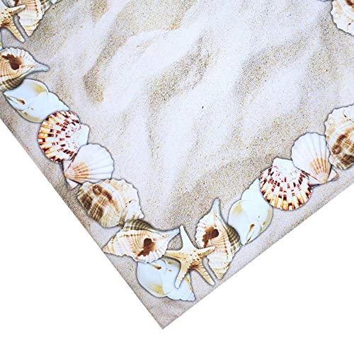 Charlo's Cloth Napkins Set of 4 Ring Seas 16" by 16"  - Beige