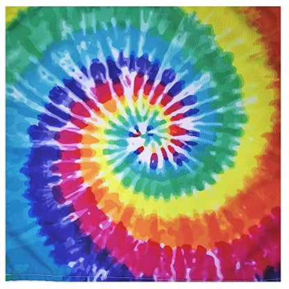 Charlo's Cloth Napkins  Set of 4 Tie Dye 16" by 16" - Colored