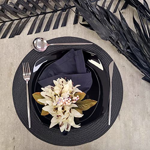 Maison Charlo Set of 4 Off White Lilies Flower Celebration Napkin Rings