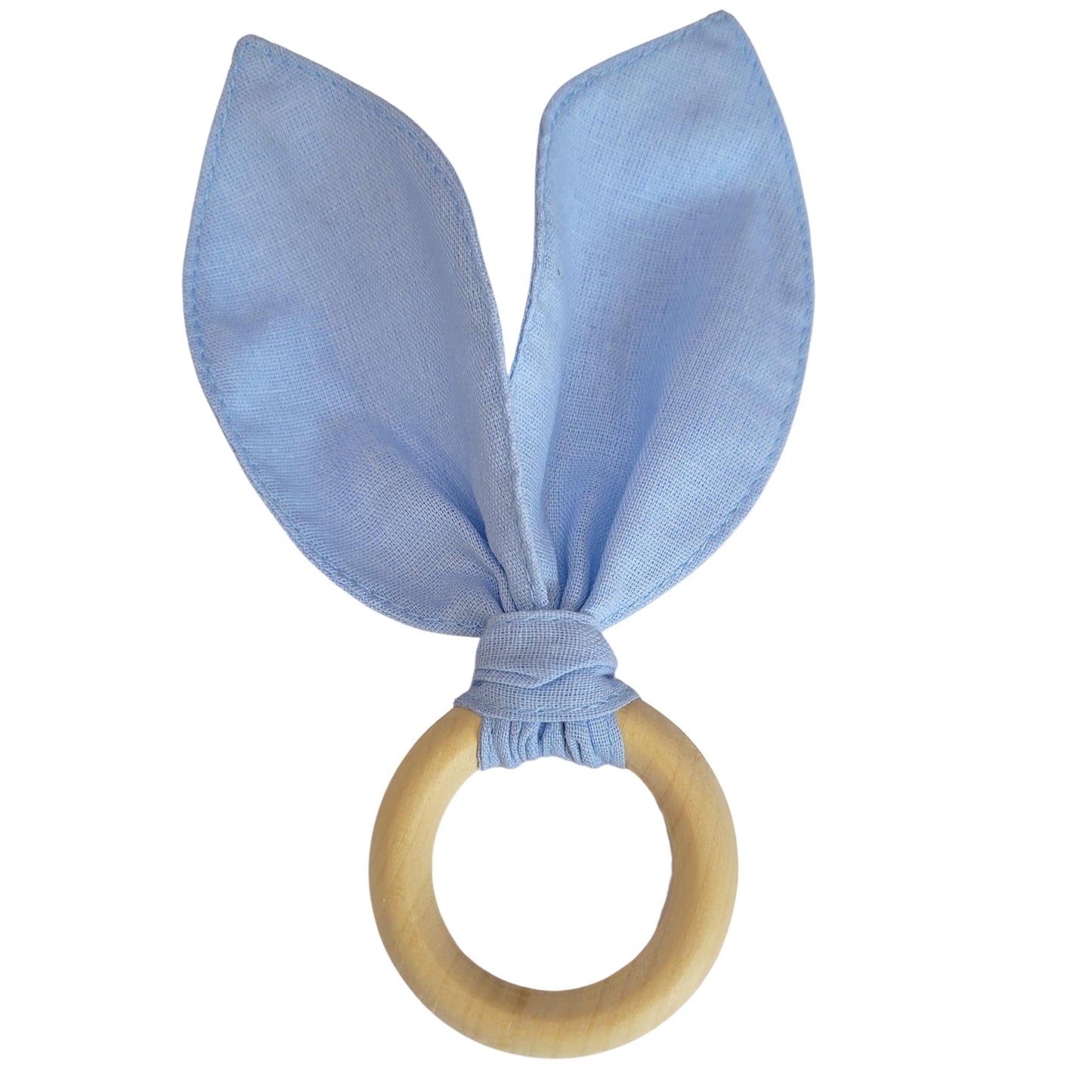 Maison Charlo | Easter Set of 4 Blue Turquoise  Bunny Ears Napkin Rings | Dining Table Decor