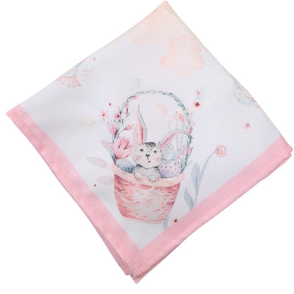 Charlo's Easter Cloth Napkins Bunny Rose Balloon Reusable Soft Durable