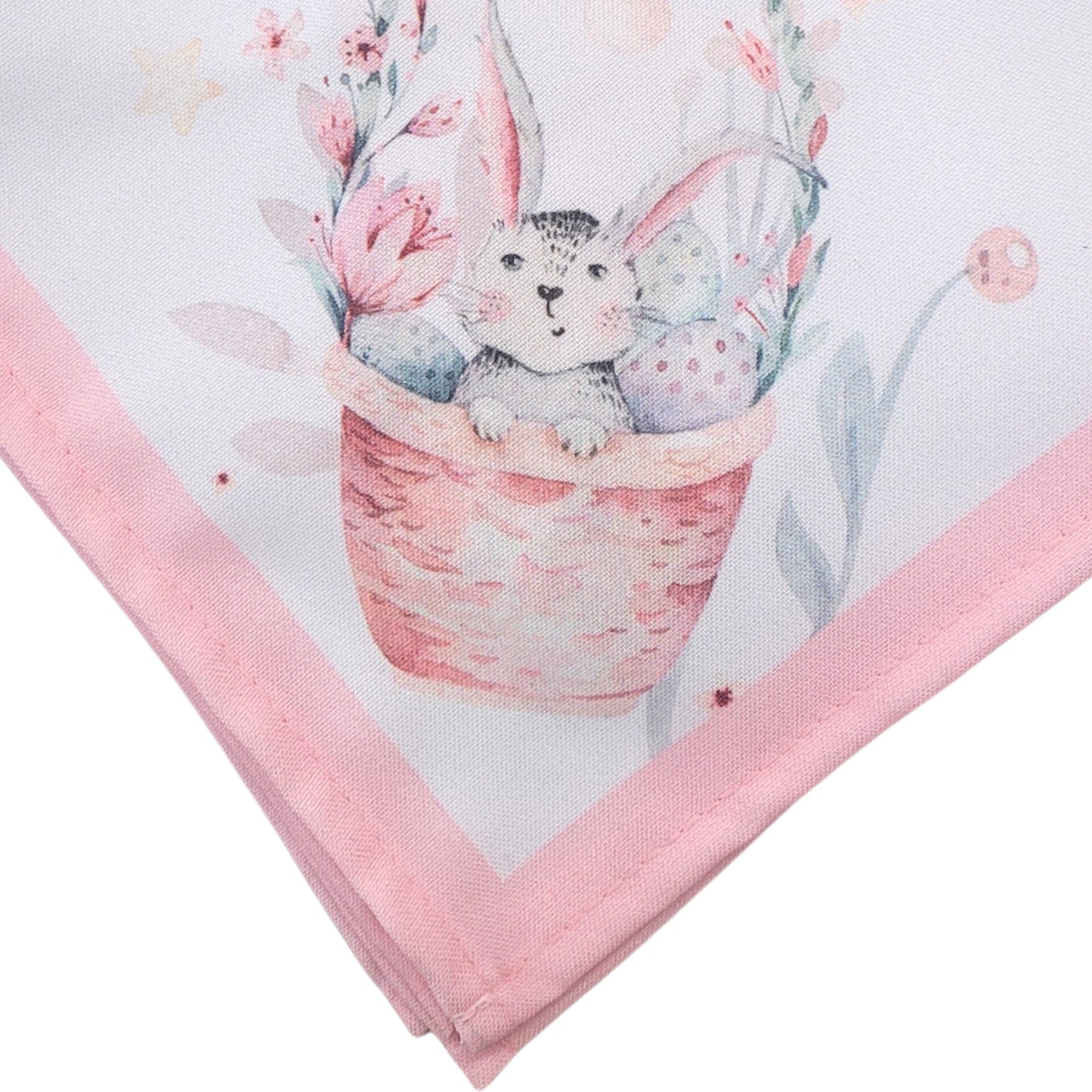 Charlo's Easter Cloth Napkins Bunny Rose Balloon Reusable Soft Durable