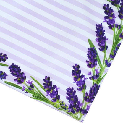 Set 4 Waterproof Rectangular Placemats Lavender 17X13