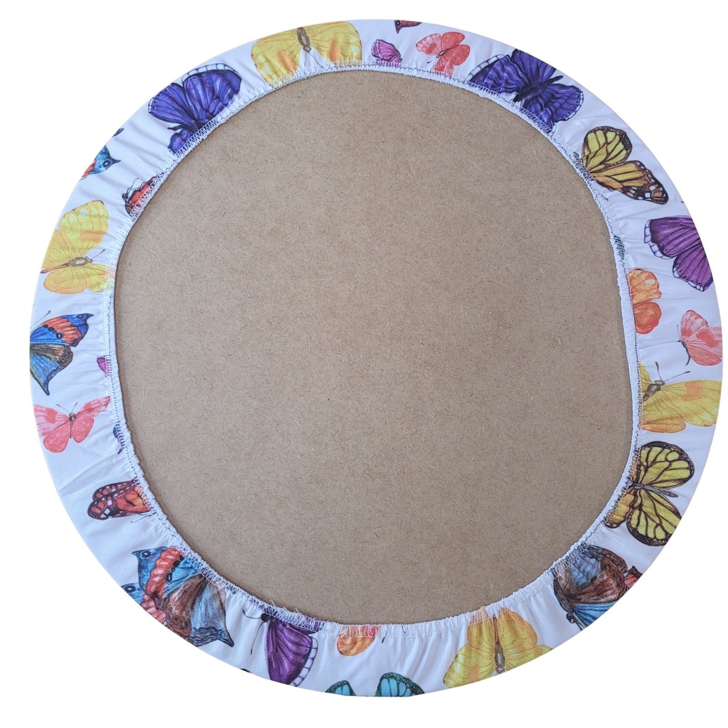 Set of 4 Round Placemats Covers 14 Dia inch Butterflies