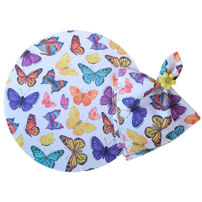 Set of 4 Round Placemats Covers 14 Dia inch Butterflies