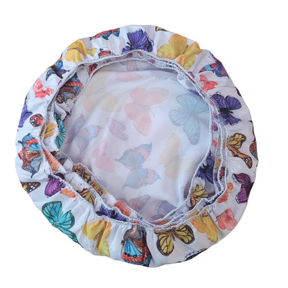 Set of 4 Round Placemats Covers 14 Dia inch Butterflies