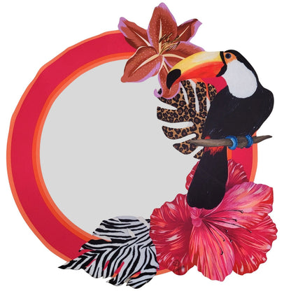 Set of 4 Waterproof Premium Placemats Toucan Luxury