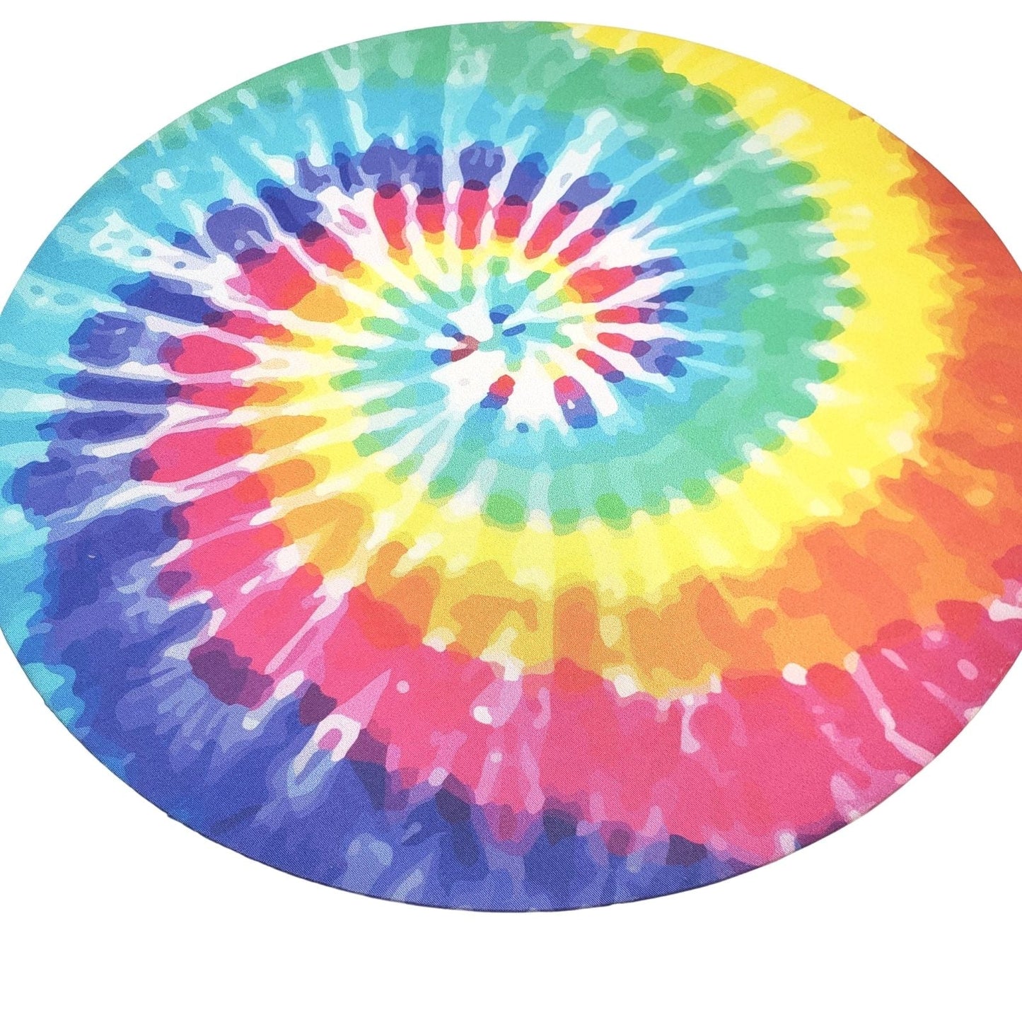 Set of 4 Round Placemats Covers Tie Dye 14 Dia inch